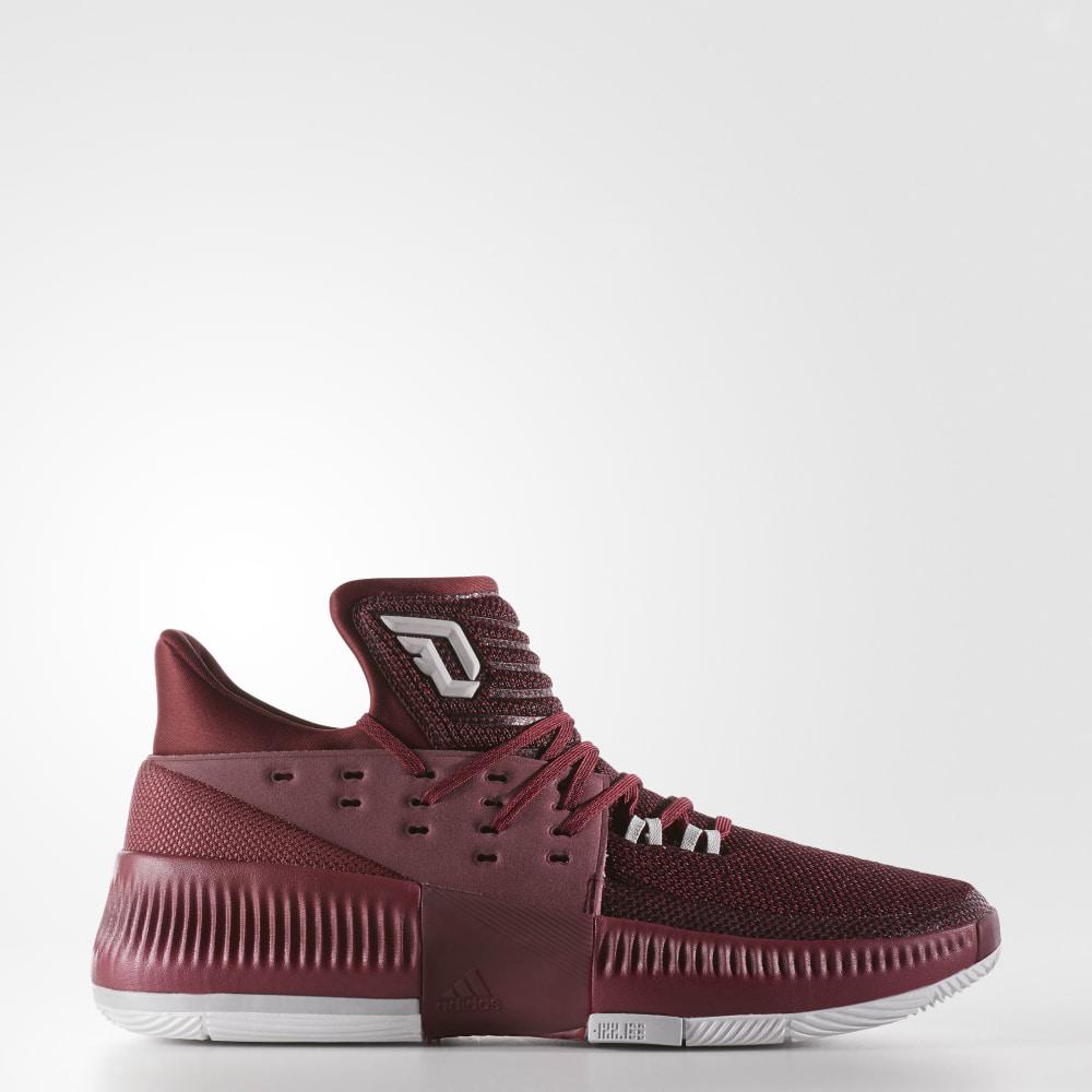 Adidasi Baschet Adidas Dame 3 Dama Romania - Visinii/Albi/Gri BY3195